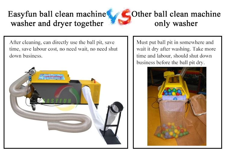 clean ball pit machine